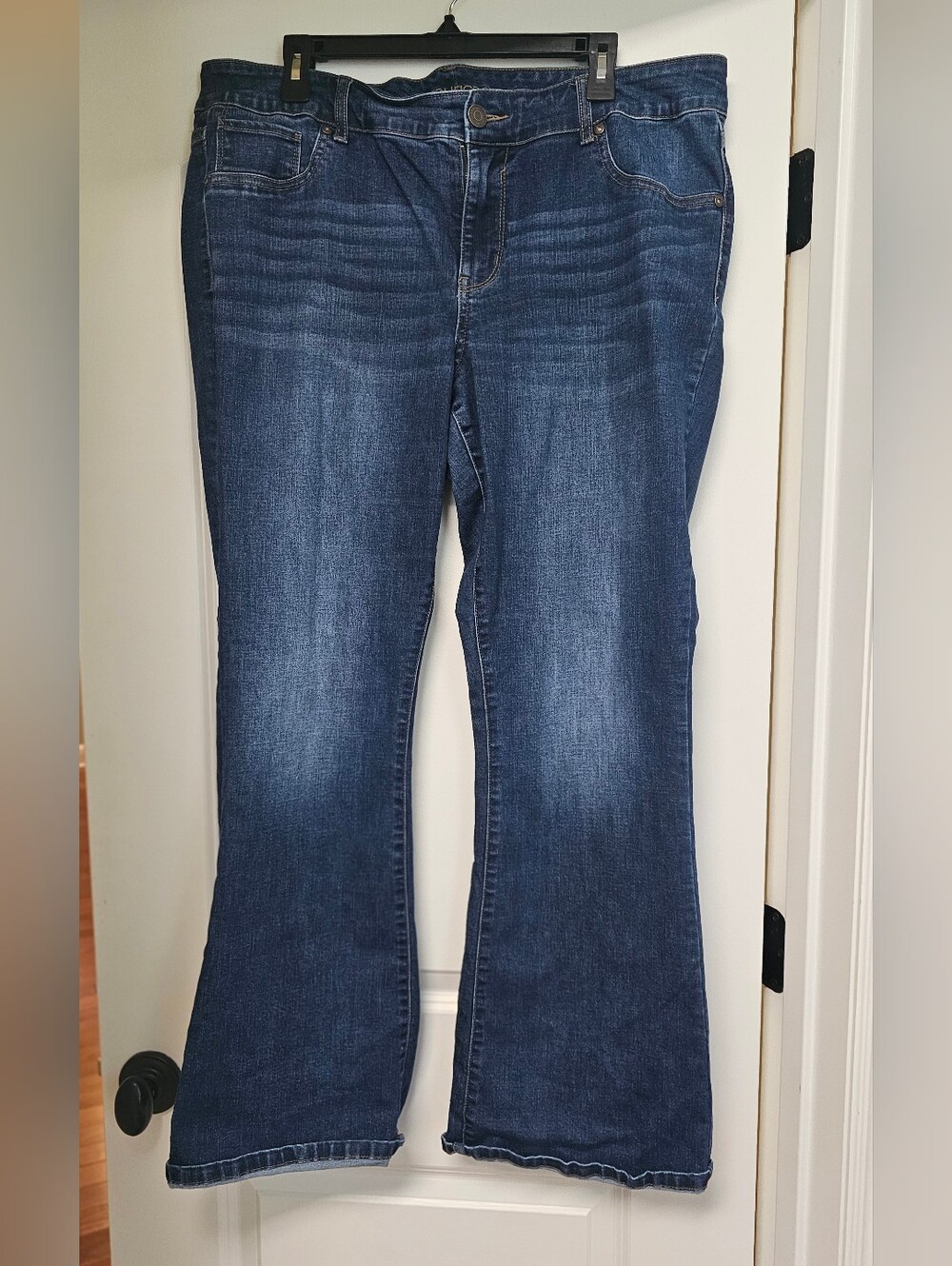 Maurices Dark Blue Flared Jeans 18W